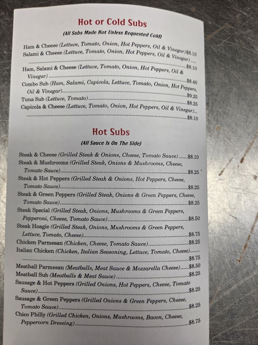 Pizza Town Menu - Image 2
