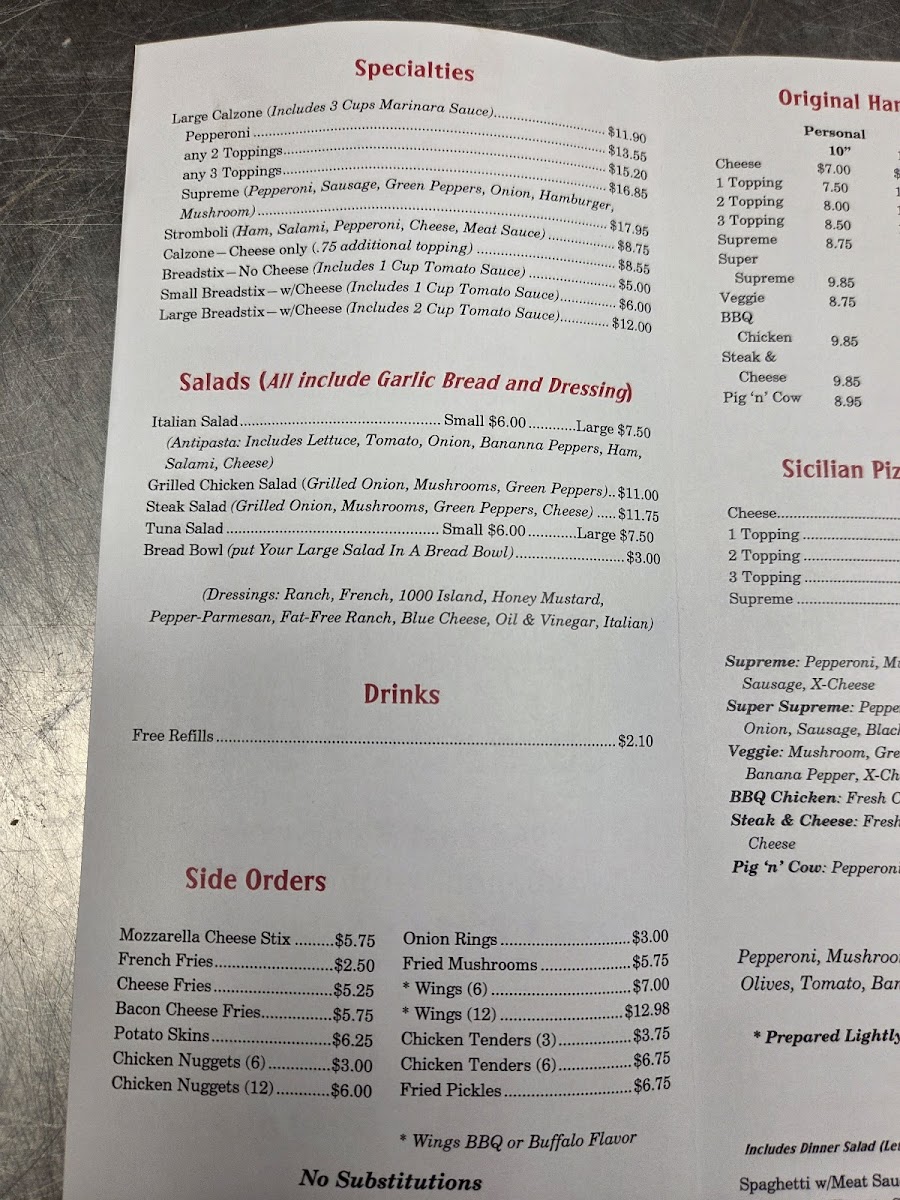 Pizza Town Menu - Image 3